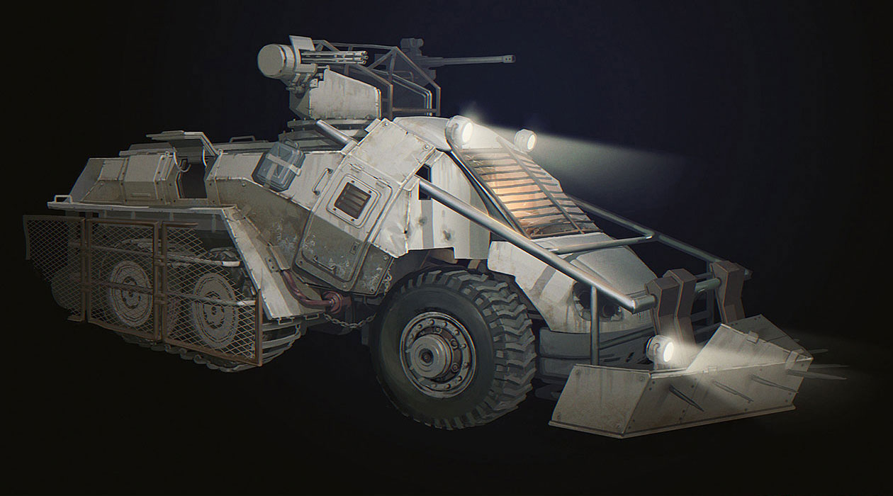Armored Vehicle Art from Metro: Last Light