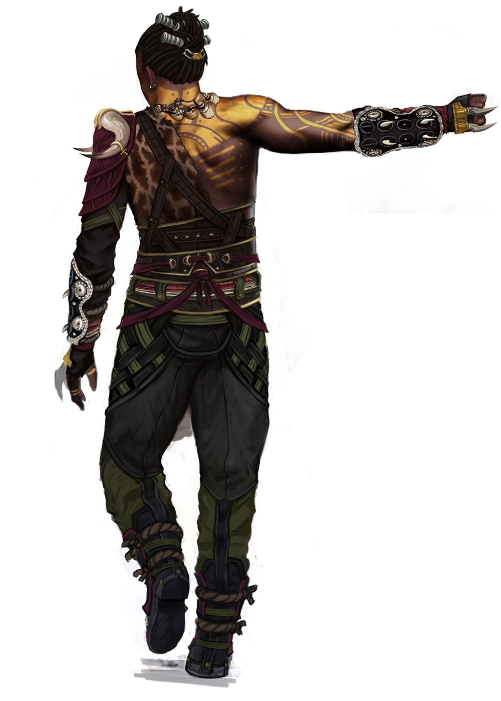 Beastmaster Variant Back Art from Nosgoth