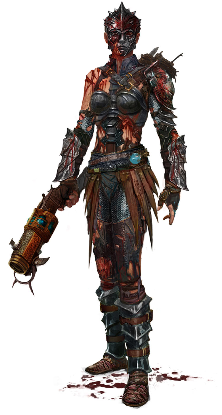 Bloody Survivor Alchemist Heavy Art from Nosgoth