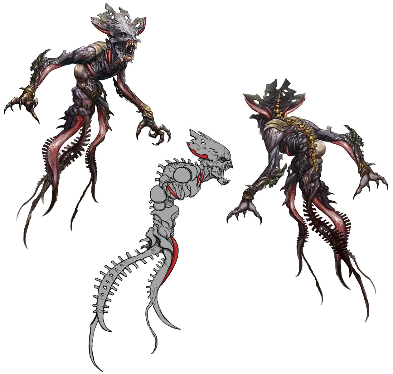 Large Summoner Creature Art from Nosgoth