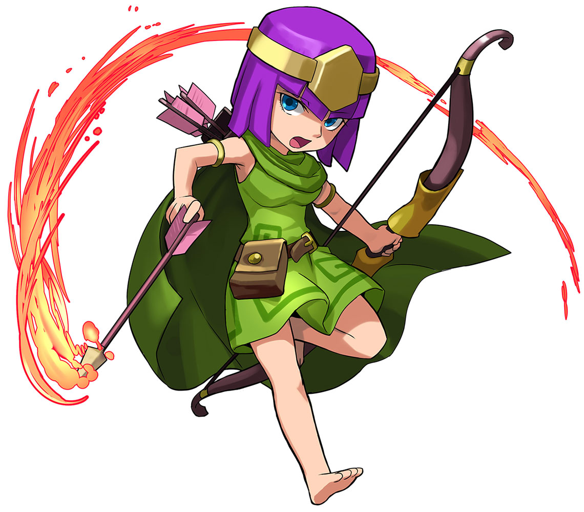 Archer Level 6 Art from Puzzle & Dragons