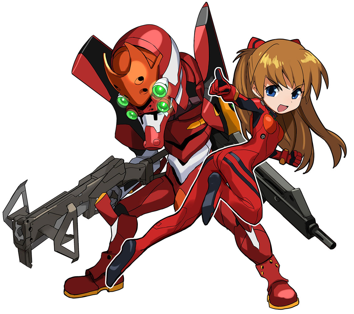 Asuka Langley Soryu Art from Puzzle & Dragons