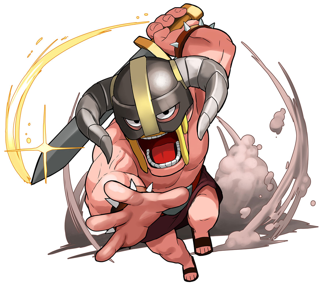 Barbarian Level 6 Art from Puzzle & Dragons