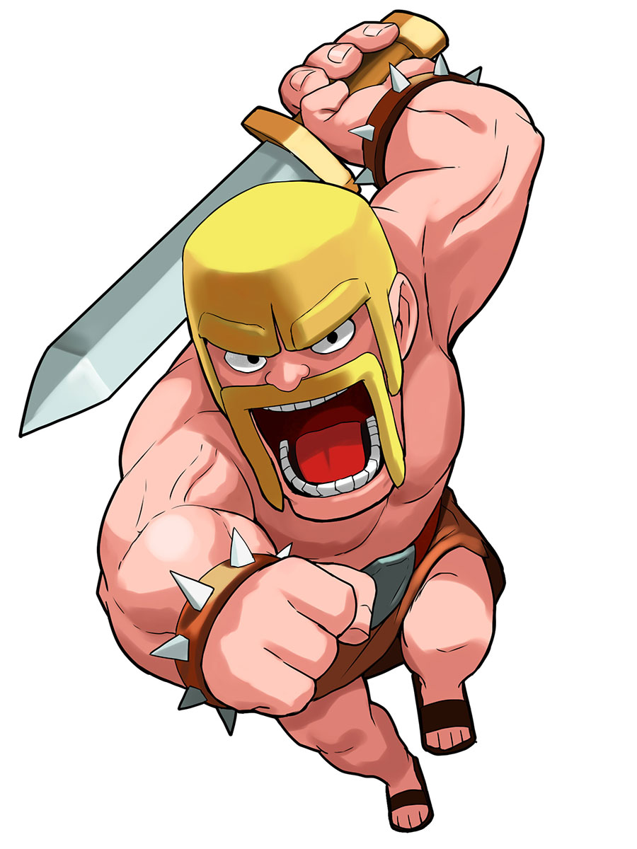 Barbarian Art from Puzzle & Dragons