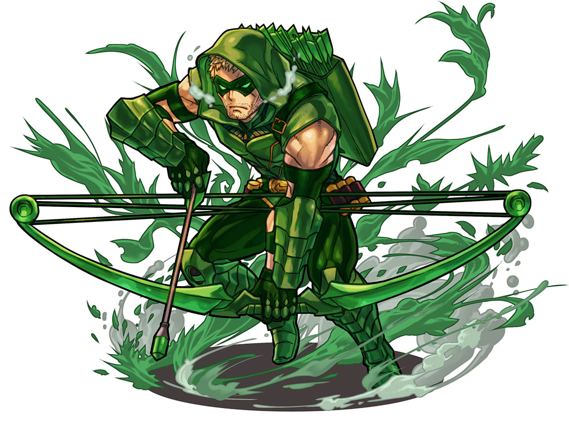 Green Arrow Art from Puzzle & Dragons