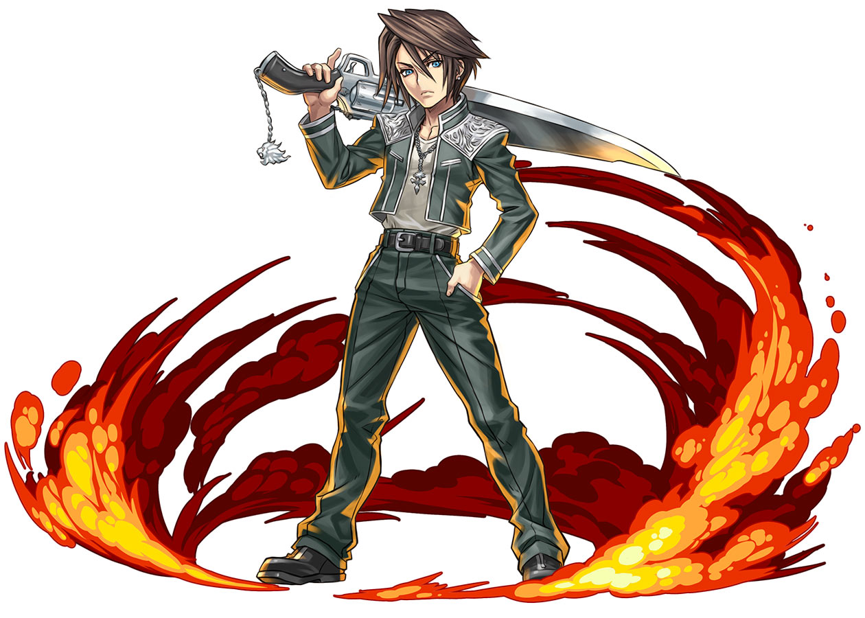 Squall LeonhArt from Puzzle & Dragons