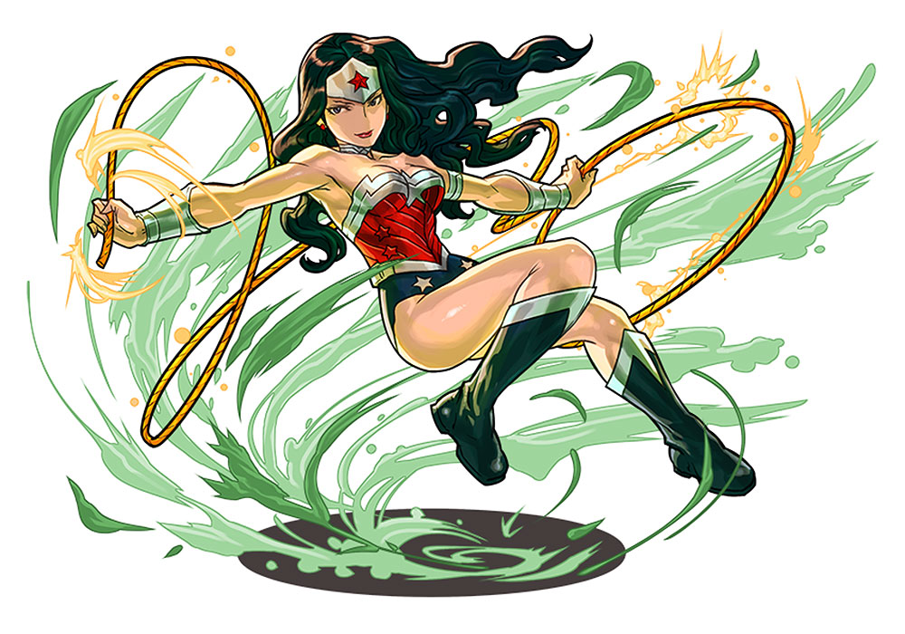 Wonder Woman Art from Puzzle & Dragons