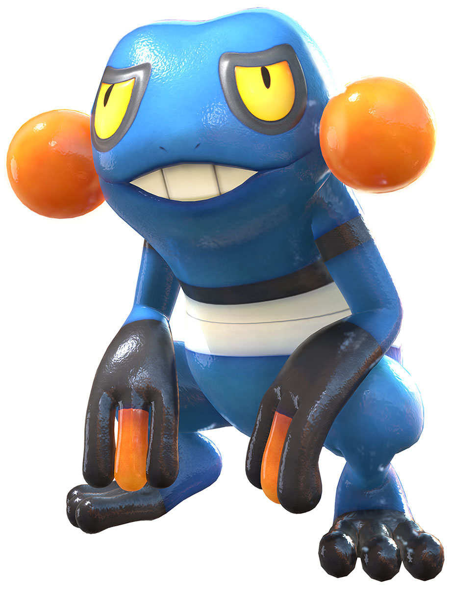 Croagunk Art from Pokkén Tournament