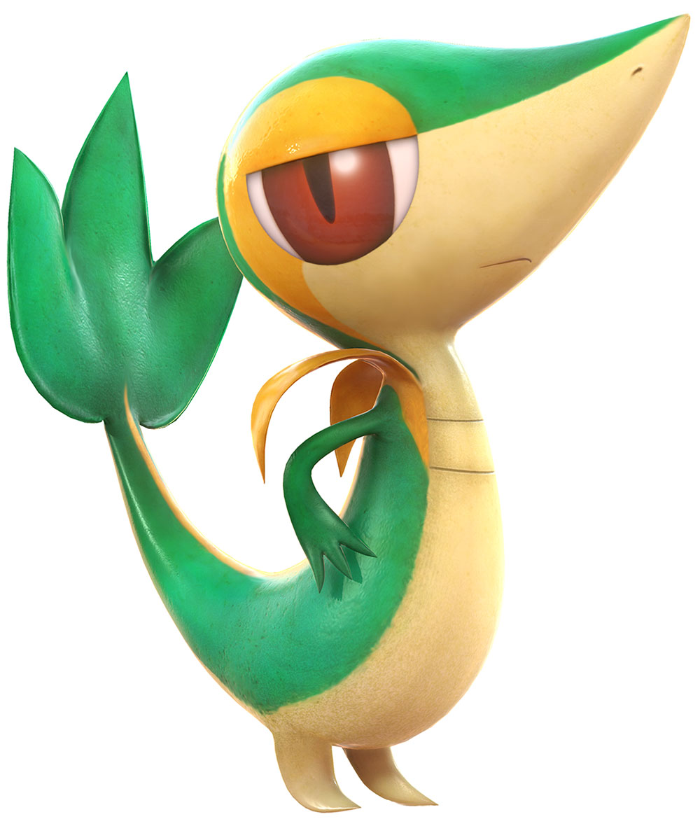 Snivy Art from Pokkén Tournament