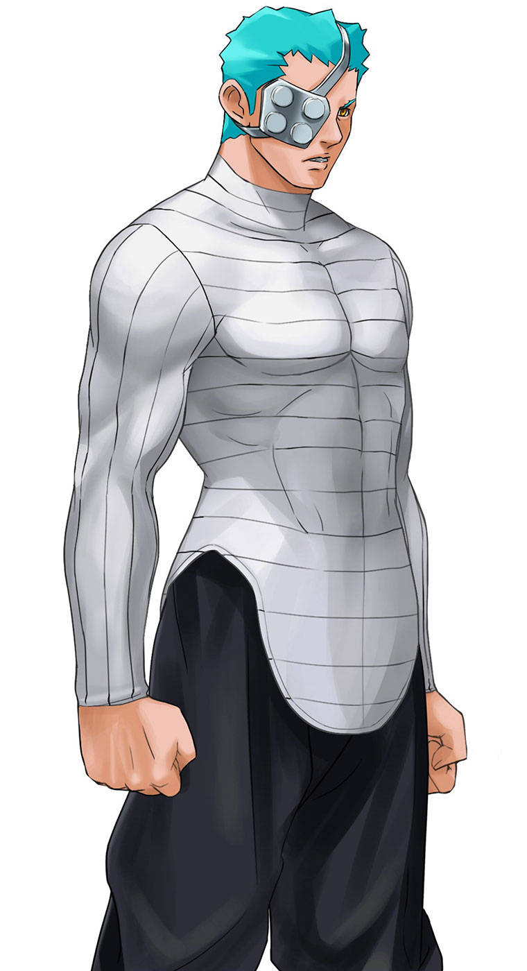 Black Hayato Art from Project X Zone 2