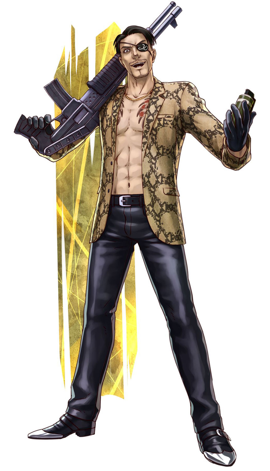 Goro Majima Art from Project X Zone 2