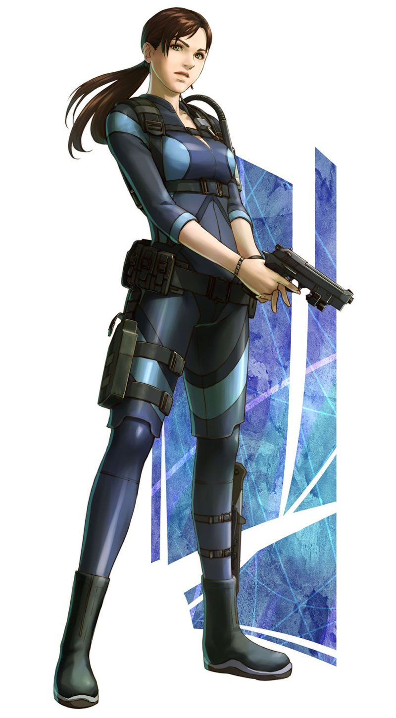 Jill Valentine Art from Project X Zone 2