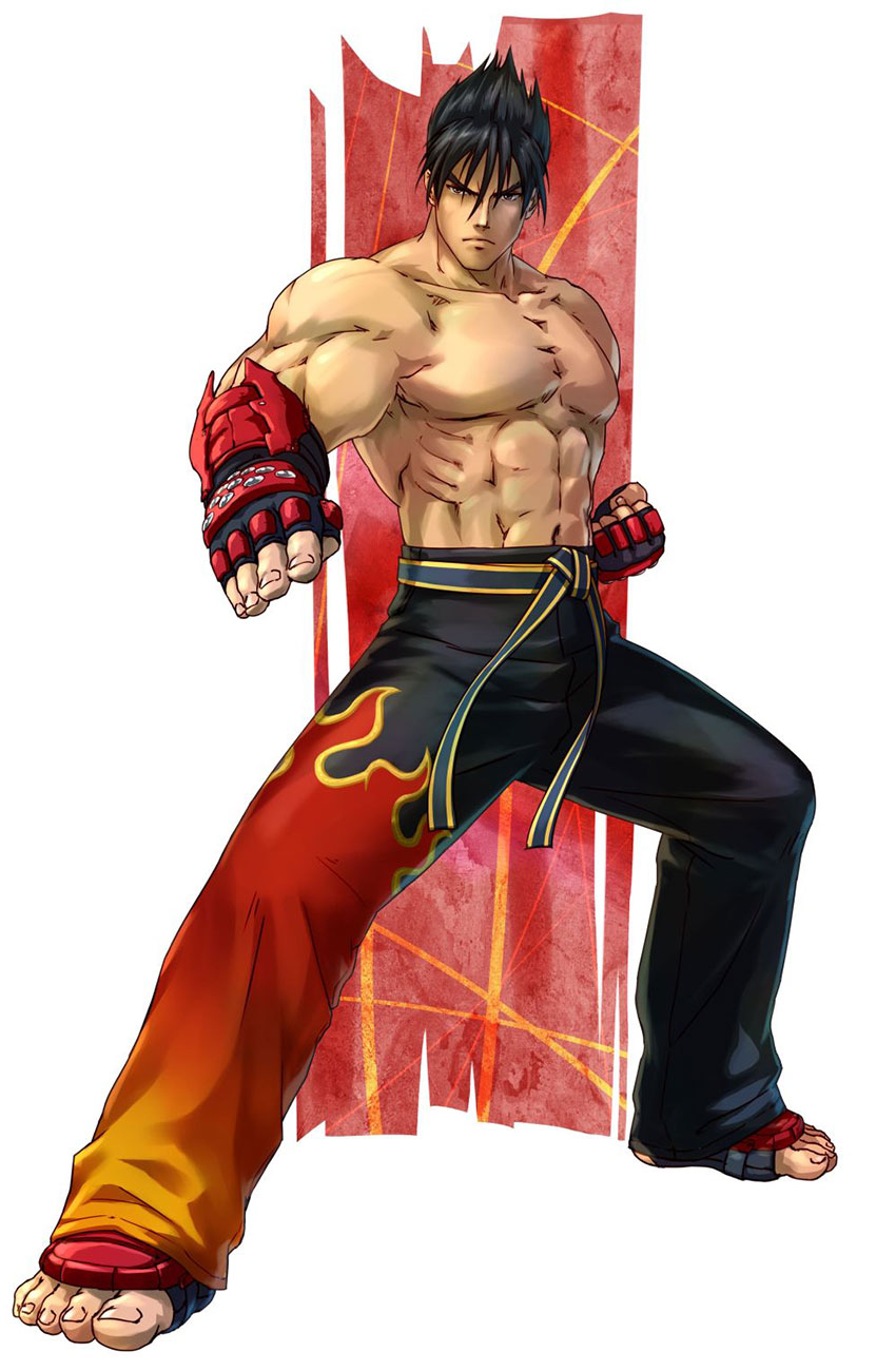 Jin Kazama Art from Project X Zone 2
