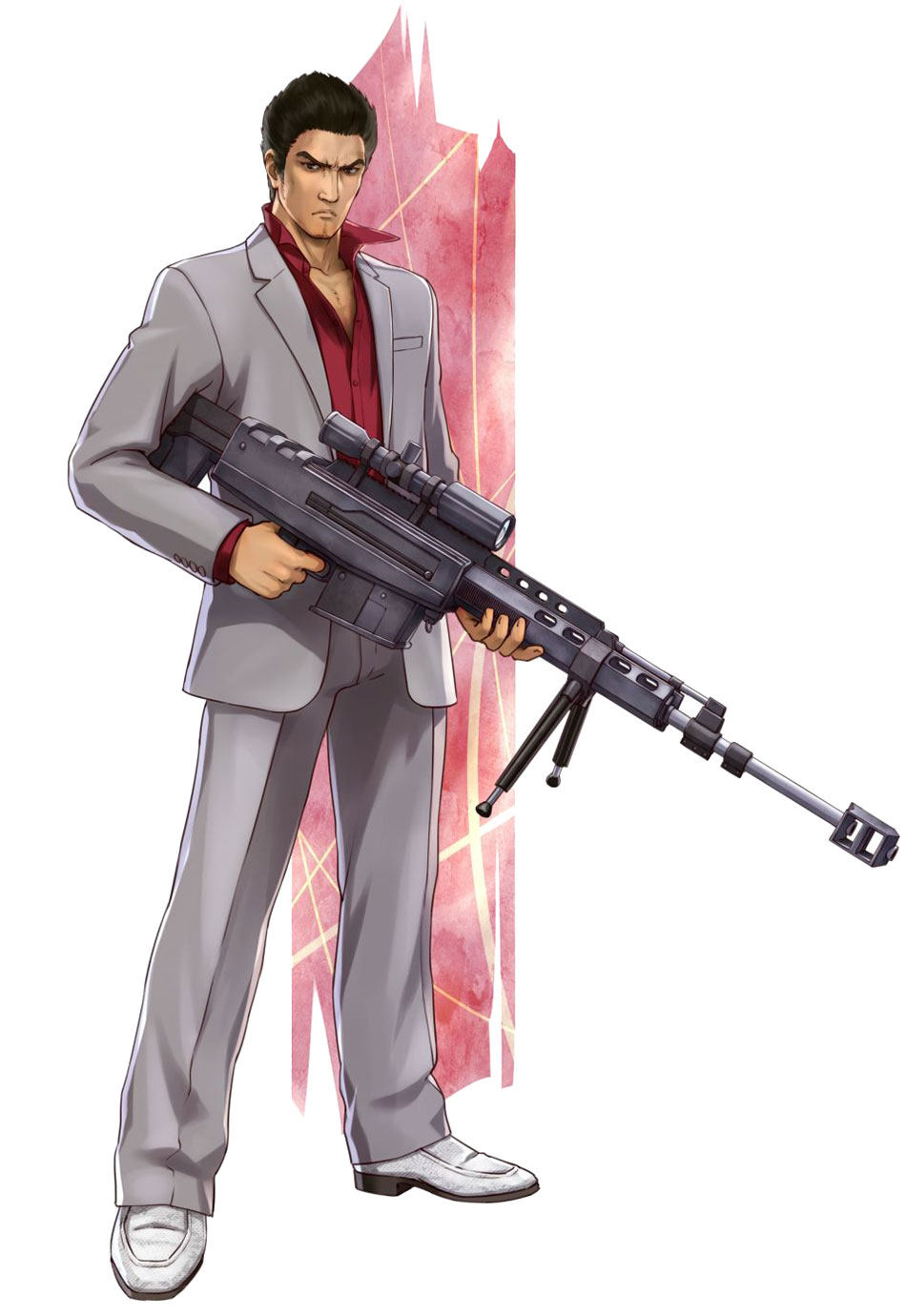 Kazuma Kiryu Art from Project X Zone 2