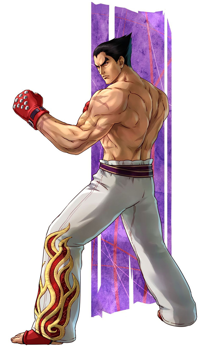 Kazuya Mishima Art from Project X Zone 2