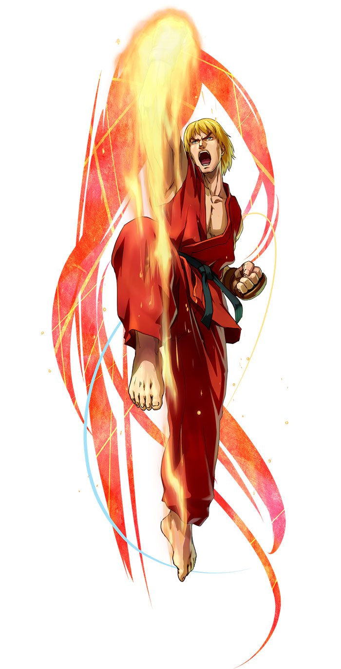 Ken Masters Art from Project X Zone 2