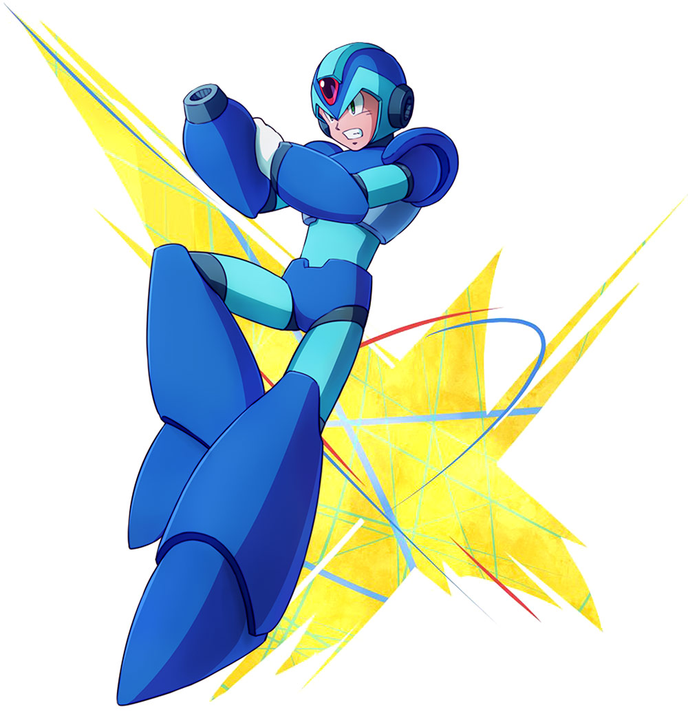 Mega Man X Art from Project X Zone 2