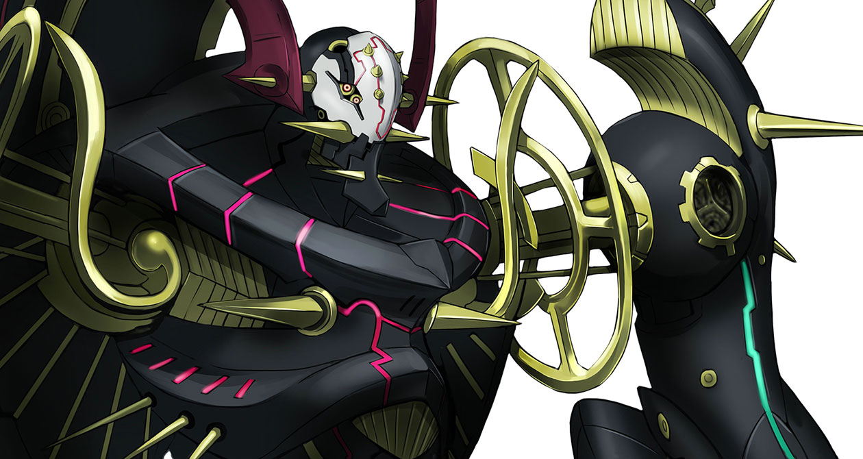 Metal Face Art from Project X Zone 2