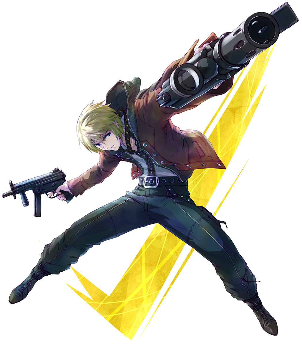 Zephyr Art from Project X Zone 2