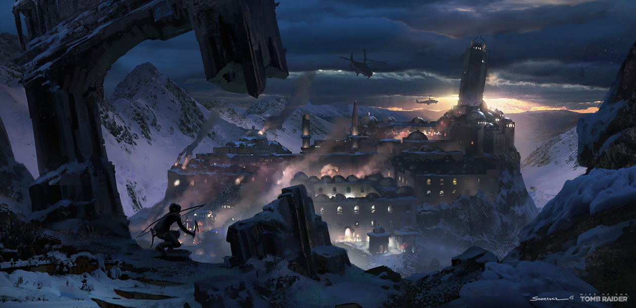 Byzantine Ruins Art from Rise of the Tomb Raider