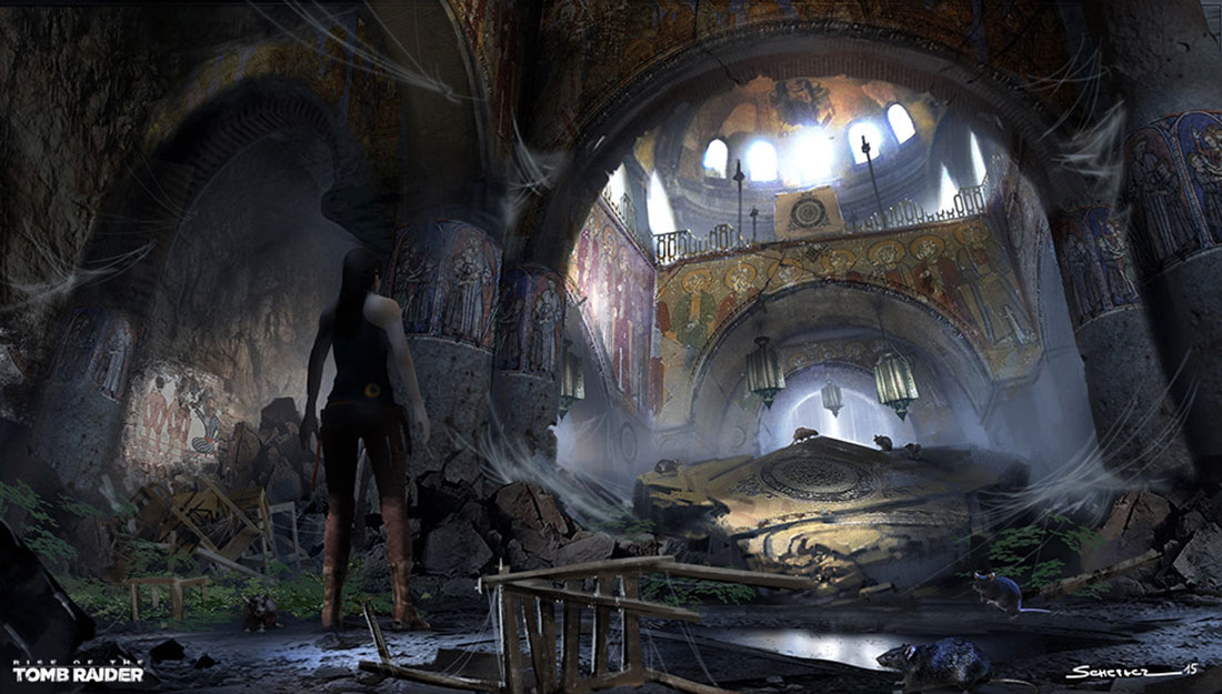 Chapelle Interior Art from Rise of the Tomb Raider