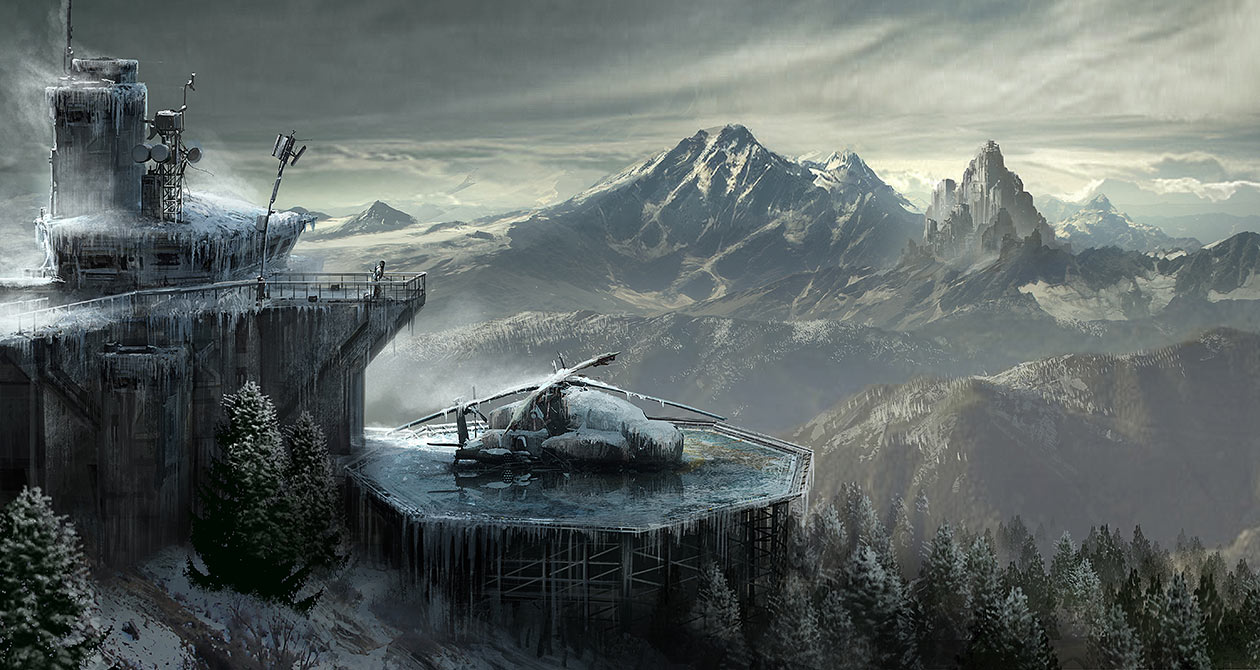 Helipad Art from Rise of the Tomb Raider