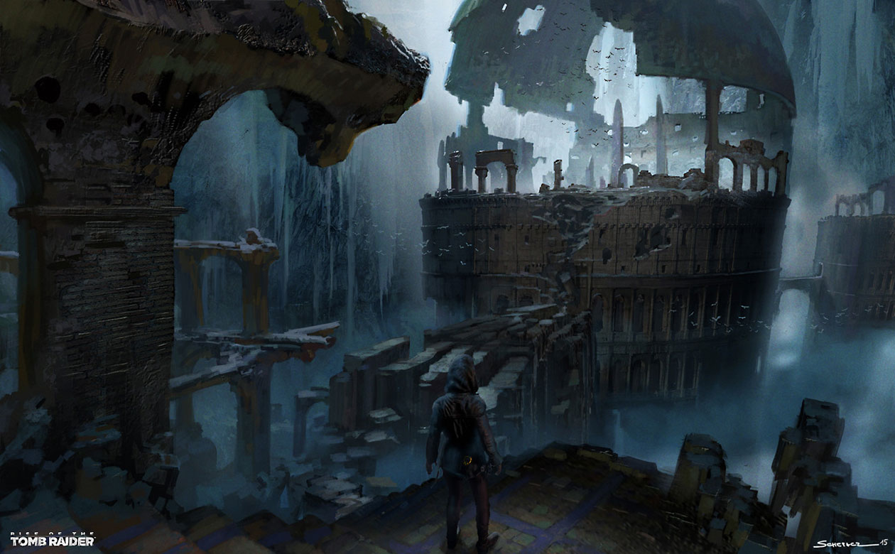 Kitezh Boss Arena Art from Rise of the Tomb Raider