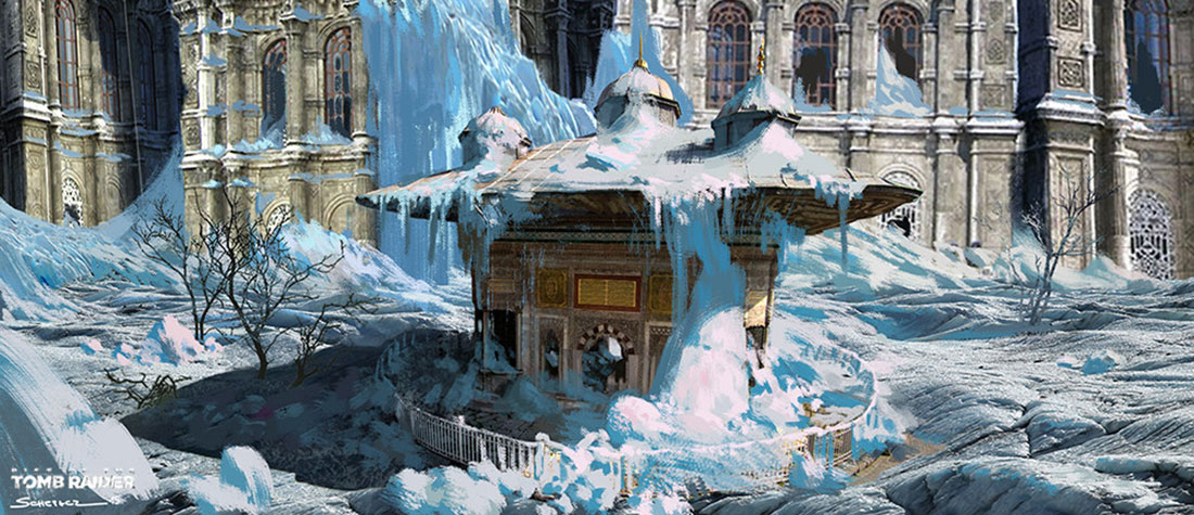 Kitezh Street Building Art from Rise of the Tomb Raider