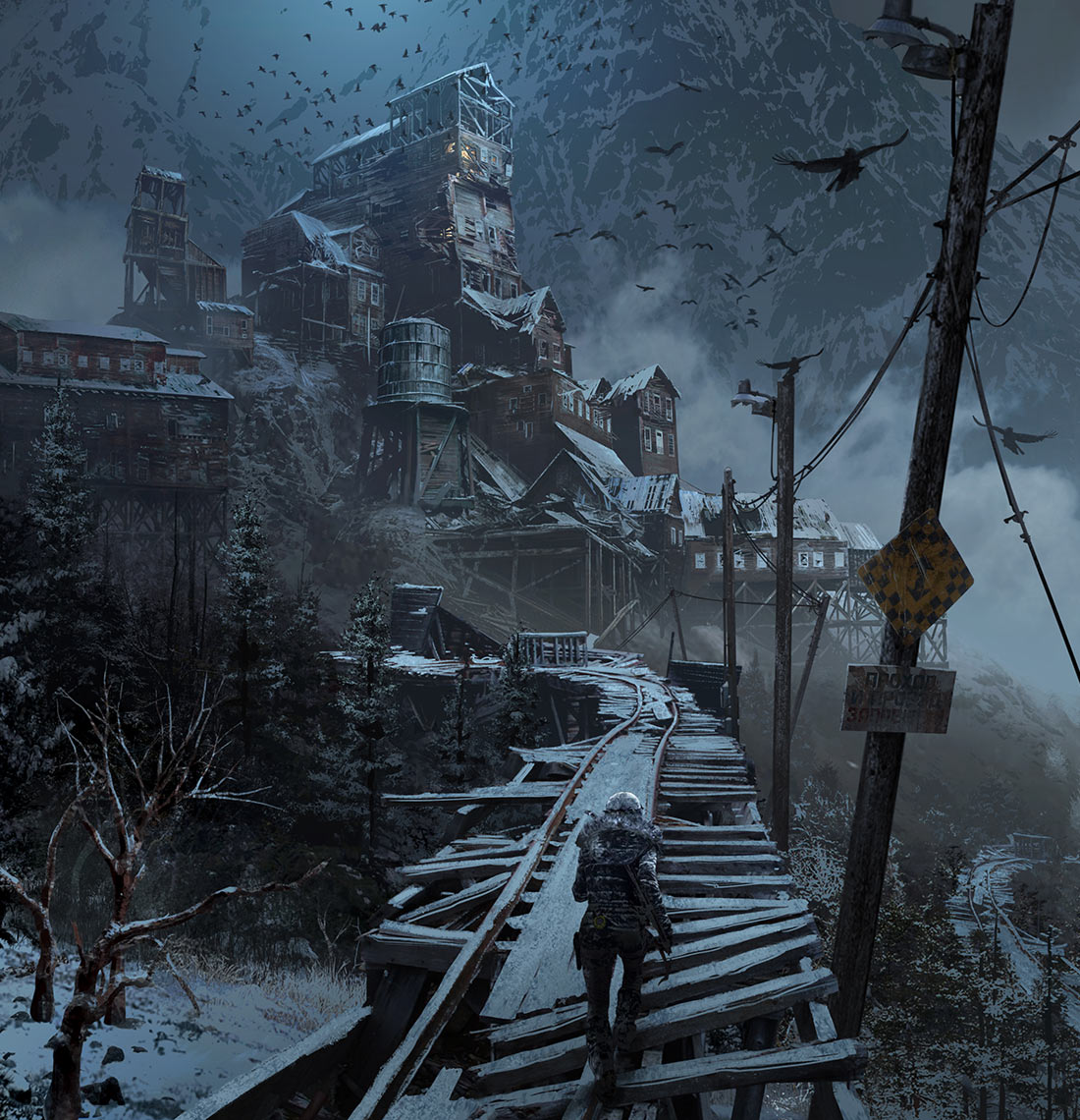 Russian Hub Art from Rise of the Tomb Raider