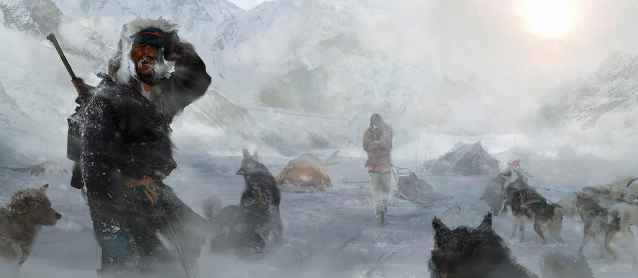 Sherpa Base Camp Art from Rise of the Tomb Raider