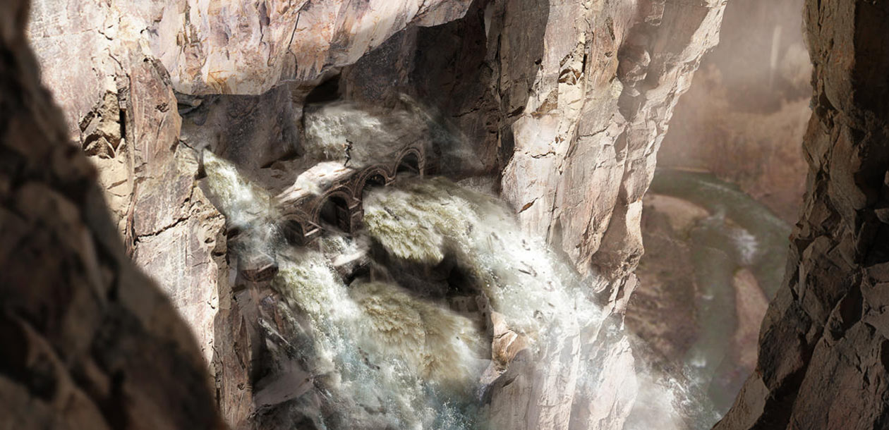 Tomb Deluge Art from Rise of the Tomb Raider