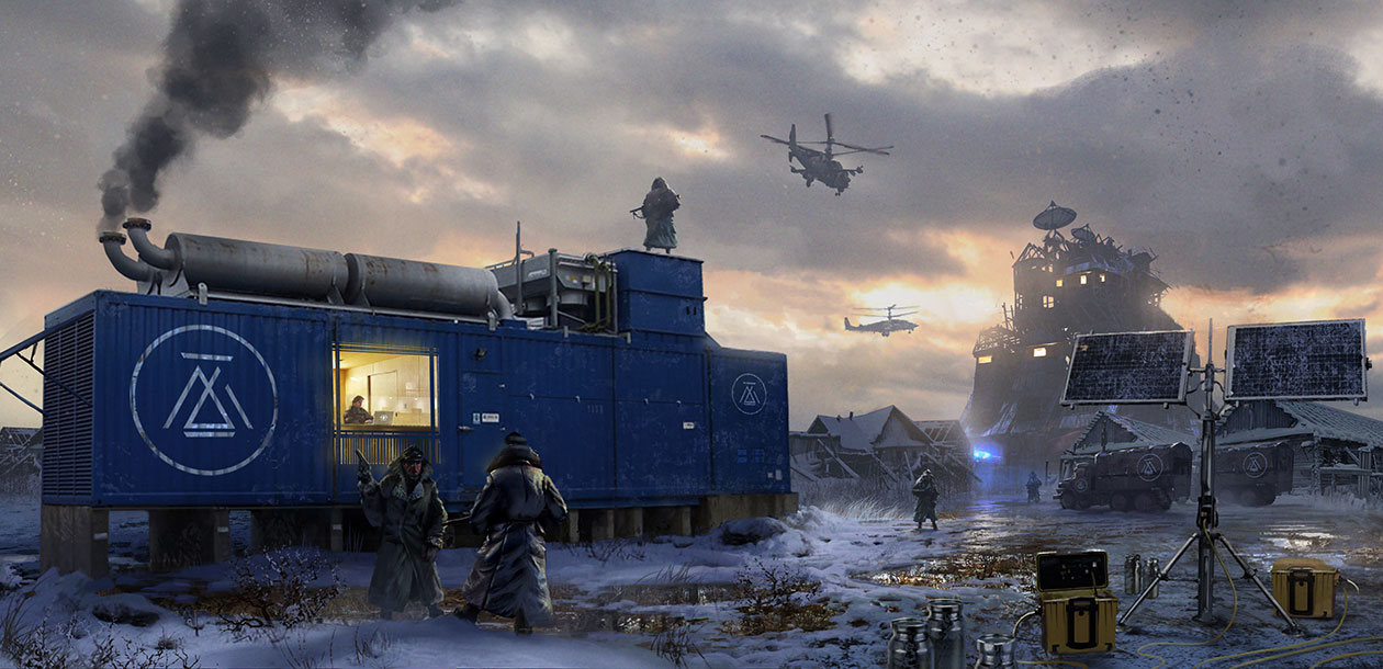 Trinity Gulag HQ Art from Rise of the Tomb Raider