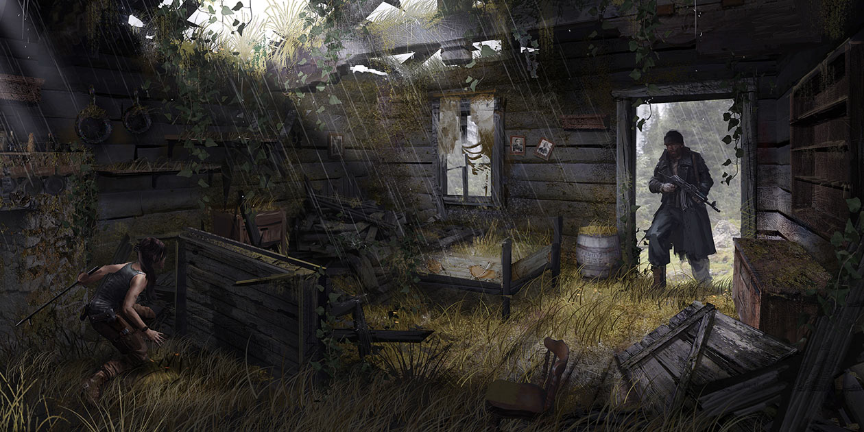 Village Encounter Art from Rise of the Tomb Raider