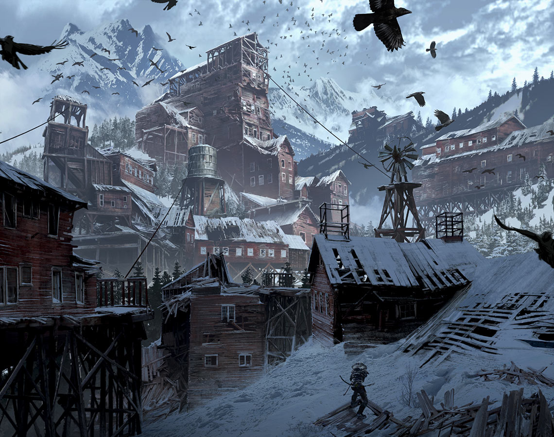 Village Art from Rise of the Tomb Raider