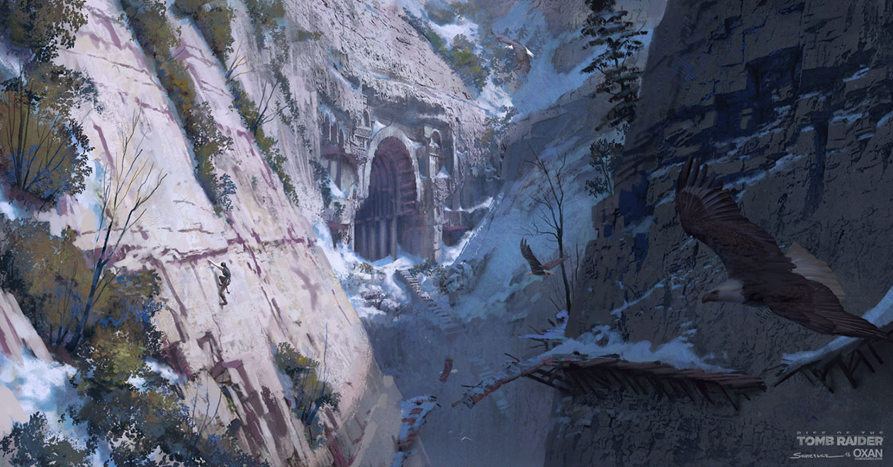 Voice of God Tomb Art from Rise of the Tomb Raider