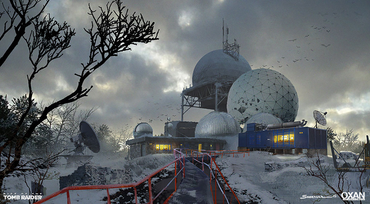 Weather Station Art from Rise of the Tomb Raider