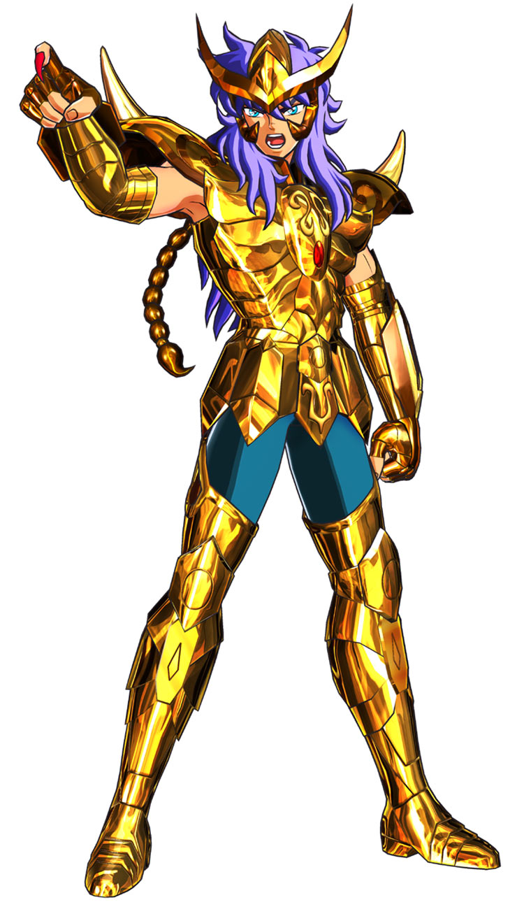 Scorpio Milo Art from Saint Seiya: Soldiers' Soul