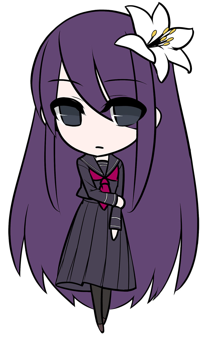 Tsukuyomi SD Art from Under Night In-Birth