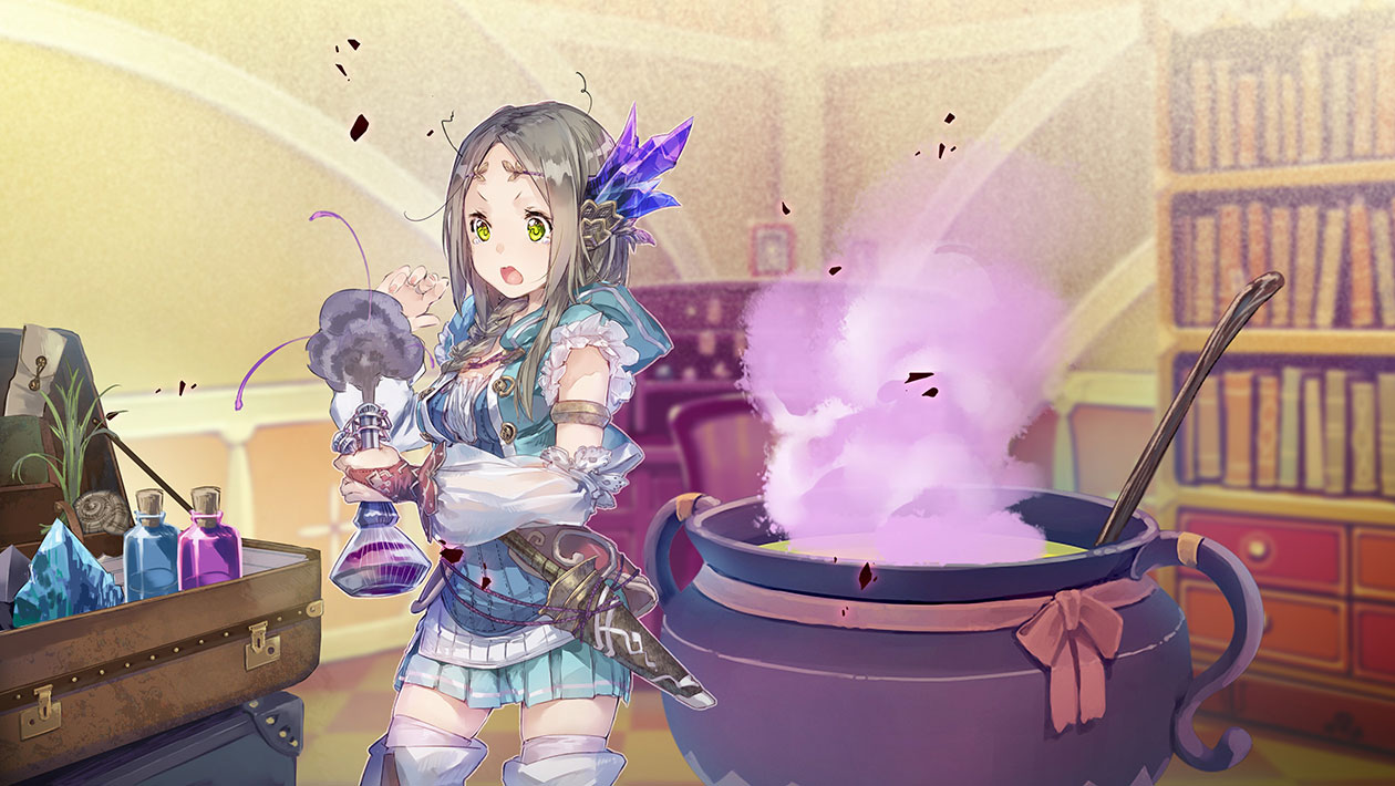 Firis & Alchemy Pot Art from Atelier Firis: The Alchemist and the Mysterious Journey
