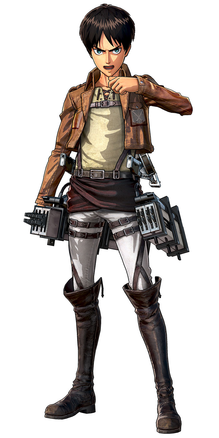 Eren Yeager Character Art from Attack on Titan: Wings of Freedom