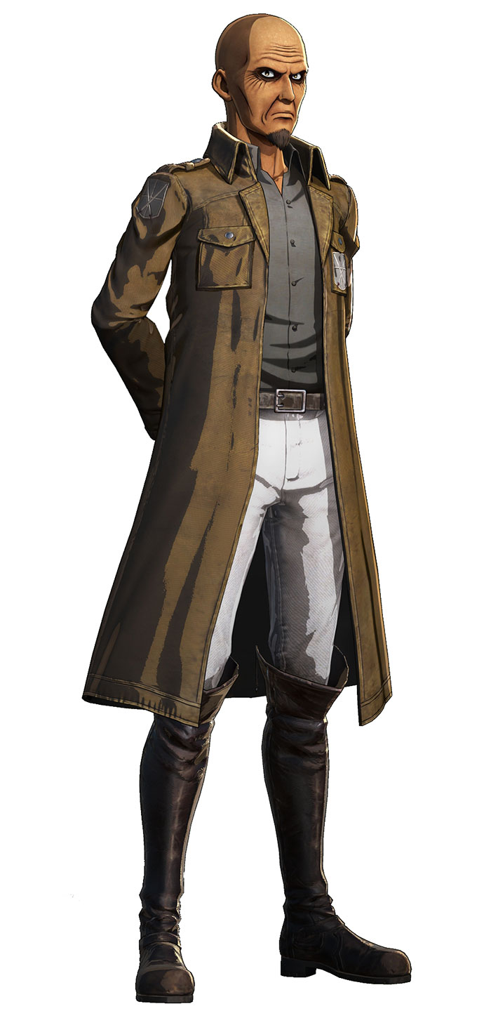 Keith Sadies Character Art from Attack on Titan: Wings of Freedom