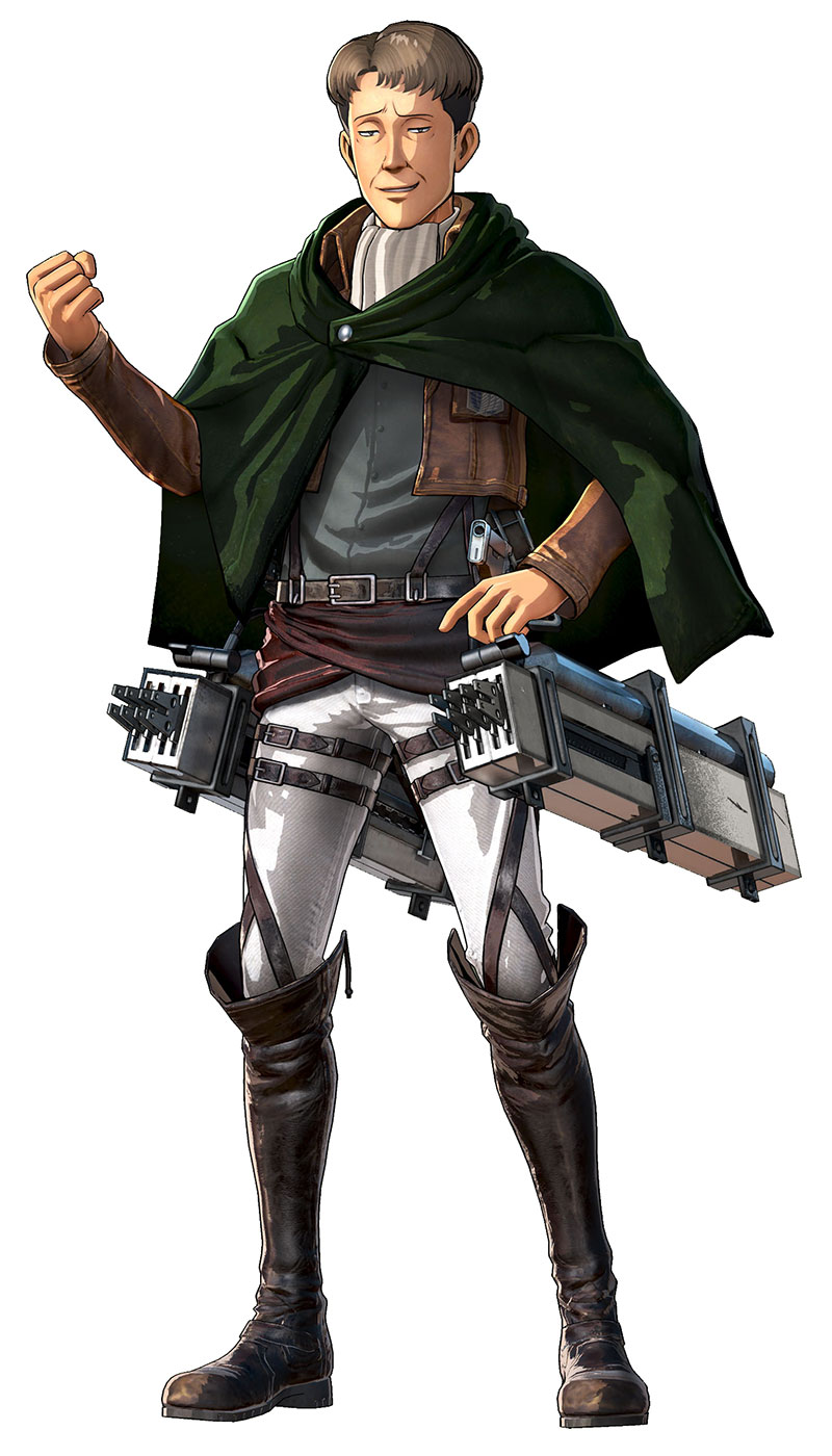 Oruo Bozad Character Art from Attack on Titan: Wings of Freedom