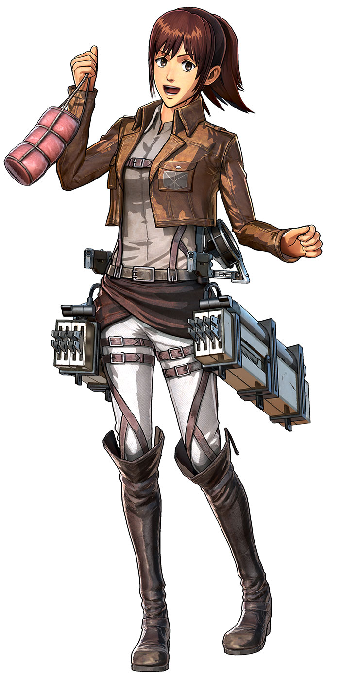 Sasha Braus Character Art from Attack on Titan: Wings of Freedom