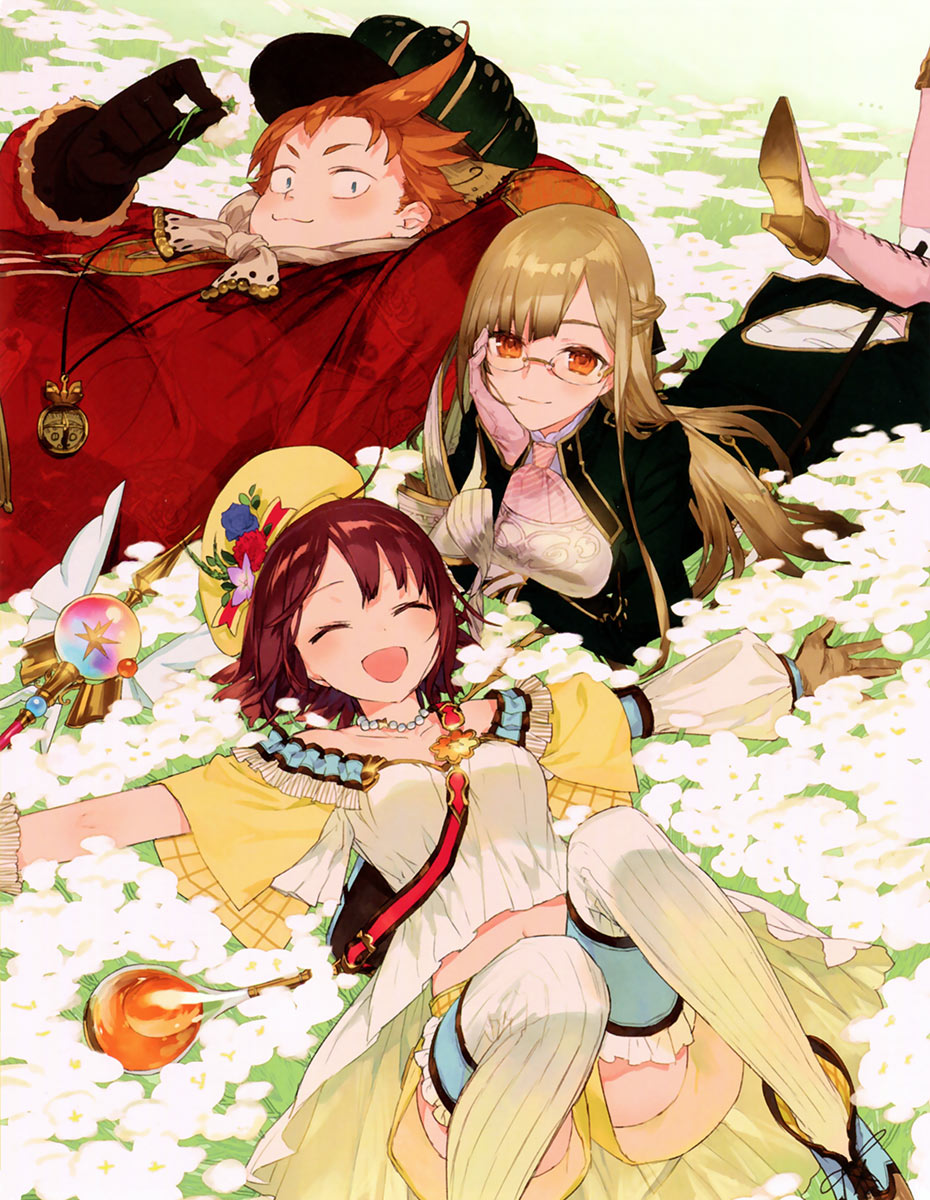 Characters Illustration from Atelier Sophie: The Alchemist of the Mysterious Book