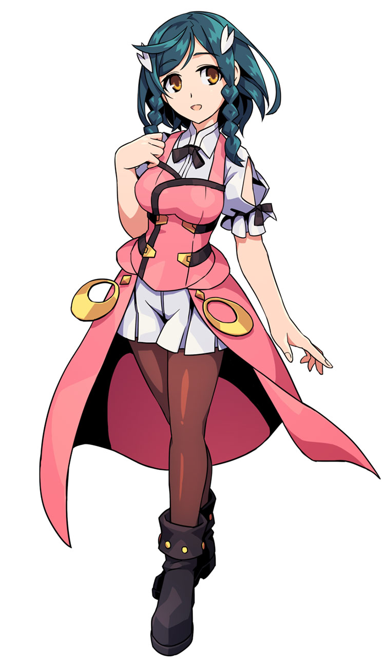 Quinn Character Art from Azure Striker Gunvolt 2
