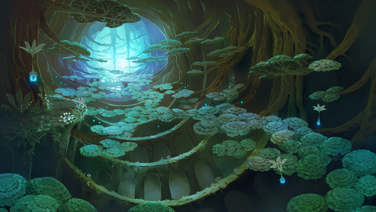 Environment Art from Atelier Shallie Plus: Alchemists of the Dusk Sea