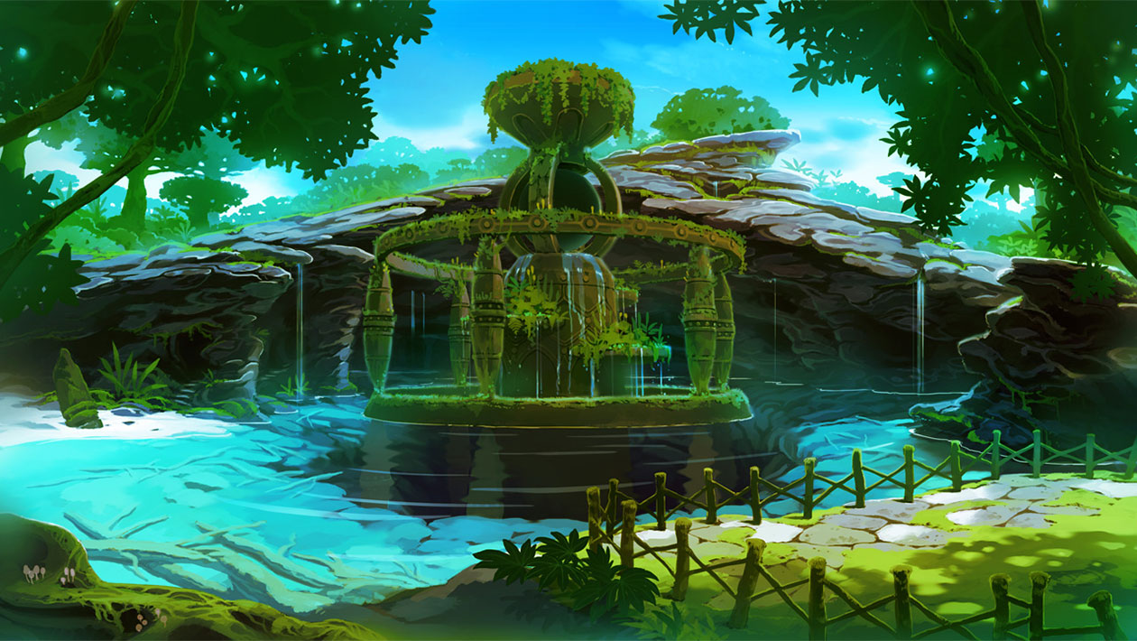 Fountain Art from Atelier Shallie Plus: Alchemists of the Dusk Sea