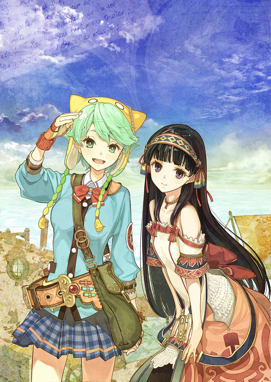 Shallotte & Shallistera Promo Art from Atelier Shallie Plus: Alchemists of the Dusk Sea