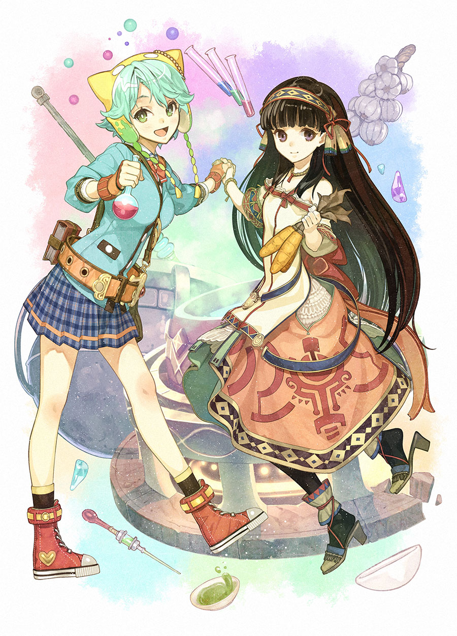 Shallotte & Shallistera Art from Atelier Shallie Plus: Alchemists of the Dusk Sea