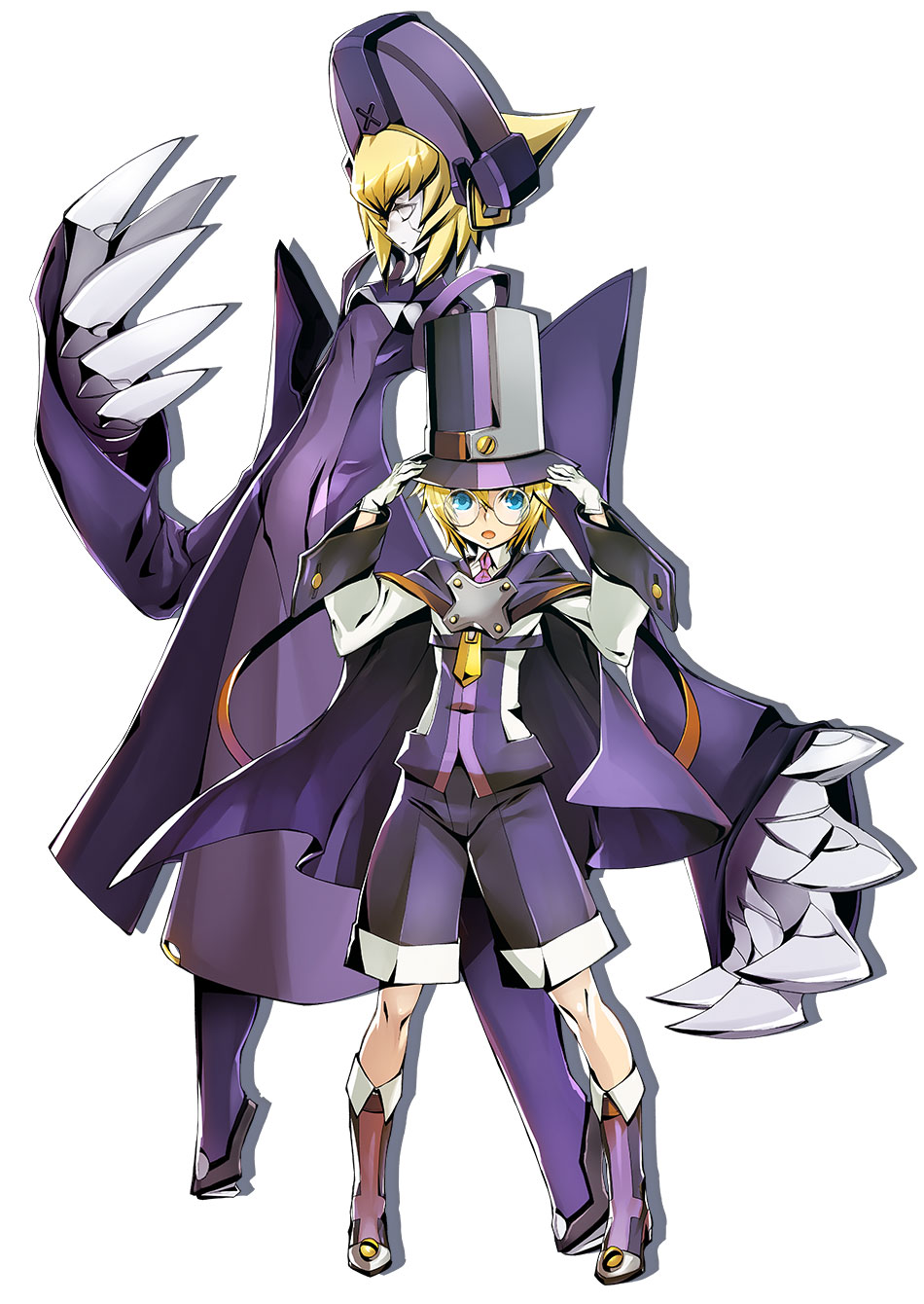 Carl Character Art from BlazBlue: Central Fiction